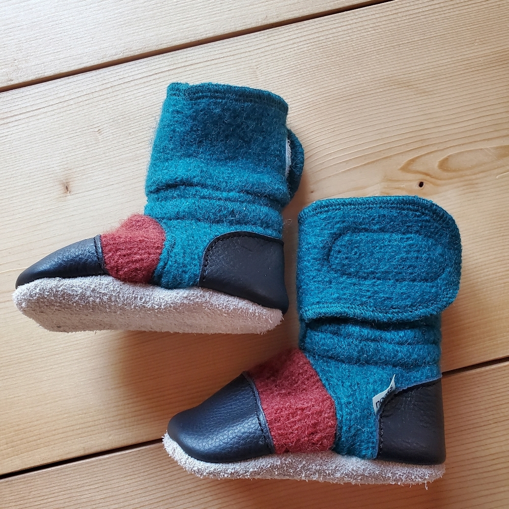 Mistral Felted Wool  Baby Booties